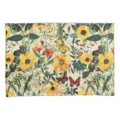 Butterfly Meadow Whimsical Floral Pillow Sham Kissenbezug (Vorderseite-Rechts)