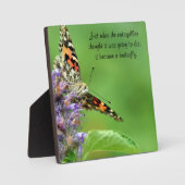 Butterfly-Metamorphose Fotoplatte (Vorderseite)