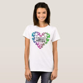 Butterfly Metastatic Breast Cancer Awareness T-Shirt (Vorne ganz)