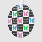 BUTTERFLY MIRACLES PAPPEN DESIGN ORNAMENT (Vorderseite)