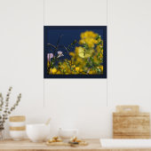 Butterfly Moment Canvas Print -24x20 - oder kleine Poster (Küche)