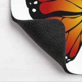 Butterfly Monarch Abstrakt Artistic Line Art Mousepad (Ecke)