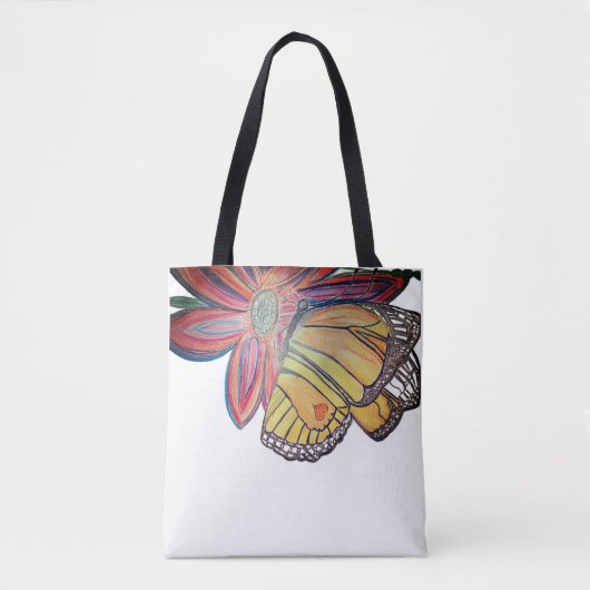Butterfly monarch colorful two sided  tasche (Vorderseite)
