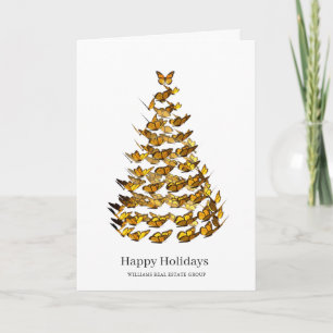Butterfly Monarch Weihnachten Firmengrüßen