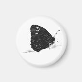 Butterfly Monochrome Magnet (Vorne)