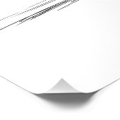 Butterfly Monochrome Print / Poster (Ecke)