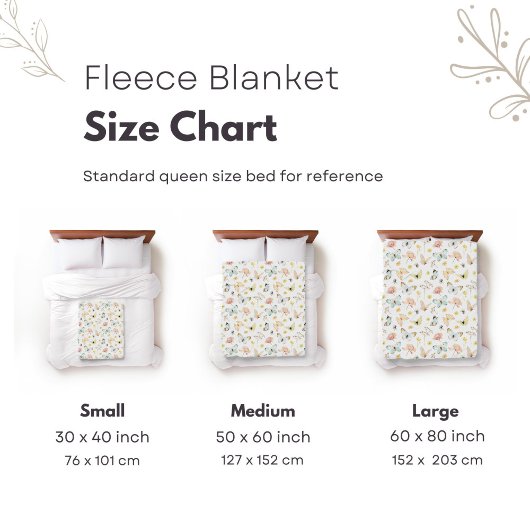 Butterfly Monogram Fleece Blanket