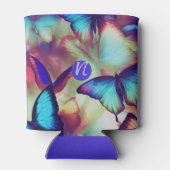 Butterfly Monogramm Dosenkühler (Rückseite)