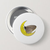 Butterfly Moon Button (Vorne & Hinten)