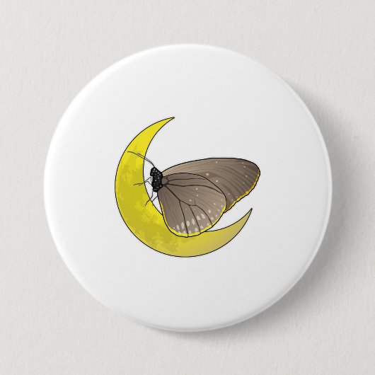 Butterfly Moon Button (Vorderseite)
