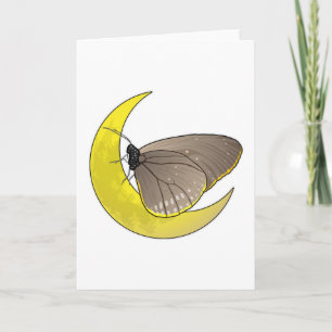 Butterfly Moon Karte