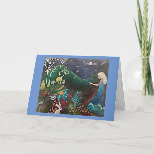 Butterfly Moon Karte (Vorderseite)