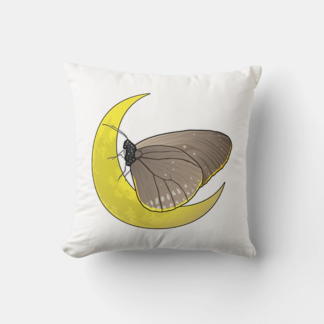 Butterfly Moon Kissen (Vorderseite)