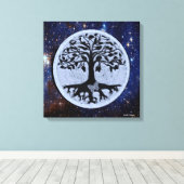 Butterfly Moon Leinwanddruck (Insitu (Holzboden))