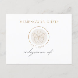 Butterfly Moon Postkarte