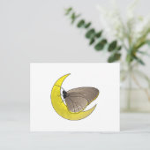Butterfly Moon Postkarte (Stehend Vorderseite)