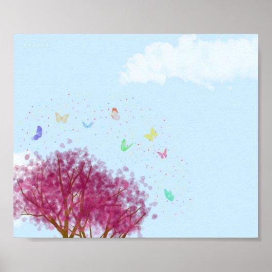 Butterfly Morning Poster (Vorne)