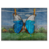 Butterfly - Morpho - Ich hasse es, wenn die Farben Schneidebrett (Vorderseite)