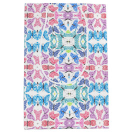 Butterfly Mosaic Gift Bag Mittlere Geschenktüte