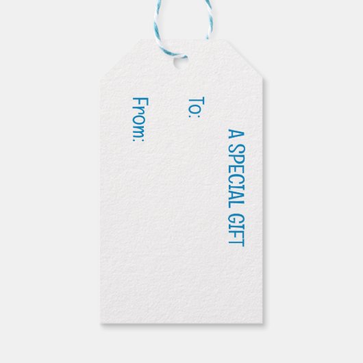 Butterfly Mosaic Gift Tag Geschenkanhänger (Rückseite)