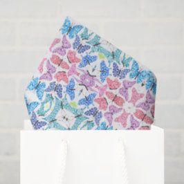 Butterfly Mosaic Tissue  Paper Seidenpapier