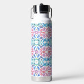Butterfly Mosaic Water Bottle Trinkflasche (Vorderseite)