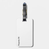 Butterfly Mosaik-Geschenk Gepäckanhänger (Rückseite vertikal)