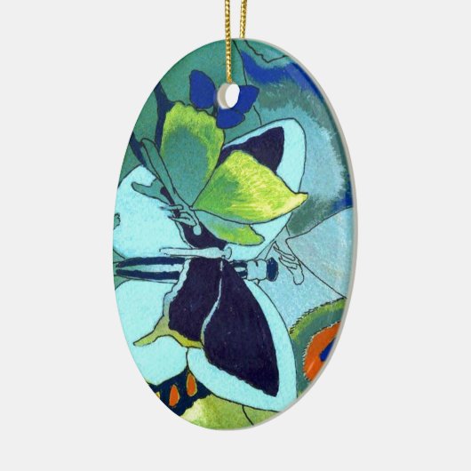 Butterfly Mosaik-Geschenk Keramikornament (Links)