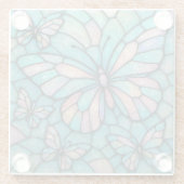 Butterfly Mosaik Glass Untersetzer (Rückseite)