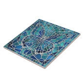 Butterfly Mosaik - Ocean Blues Fliese (Seite)