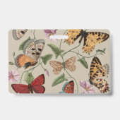 Butterfly Moth Nature Collection Zeichnend Ausweis (Rückseite)