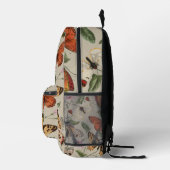 Butterfly Moth Nature Collection Zeichnend Bedruckter Rucksack (Rechts)