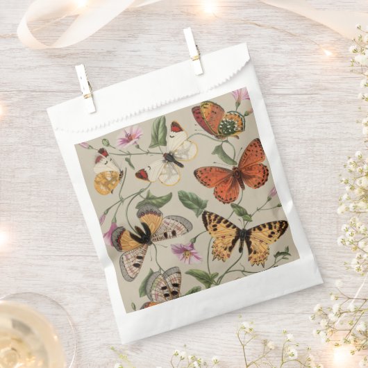 Butterfly Moth Nature Collection Zeichnend Geschenktütchen (Ausgeschnitten)