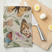 Butterfly Moth Nature Collection Zeichnend Geschirrtuch (Viertel Falte)