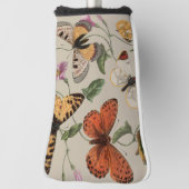 Butterfly Moth Nature Collection Zeichnend Golf Headcover (Rotieren 90)