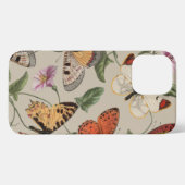 Butterfly Moth Nature Collection Zeichnend iPhone Hülle (Rückseite (Horizontal))