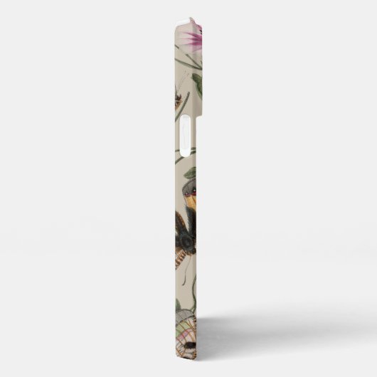 Butterfly Moth Nature Collection Zeichnend iPhone Hülle (Rechte Seite)