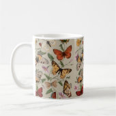 Butterfly Moth Nature Collection Zeichnend Kaffeetasse (Links)