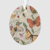 Butterfly Moth Nature Collection Zeichnend Ornament (Vorderseite)