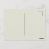 Butterfly Moth Nature Collection Zeichnend Postkarte (Rückseite)