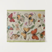 Butterfly Moth Nature Collection Zeichnend Wandteppich (Vorderseite (Horizontal))