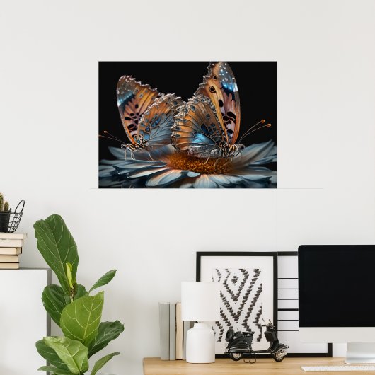 Butterfly-Moth-Poster Poster (Heimbüro)