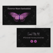 Butterfly-Moth-Taxiderist Visitenkarte (Vorne/Hinten)