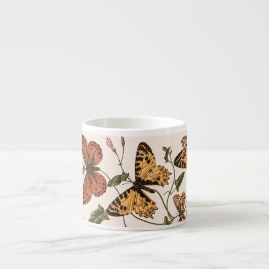 Butterfly & Moth von Paul Gervais Espresso Cup Espressotasse (Vorderseite)