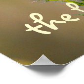 Butterfly Motivierend Inspiration Foto Poster (Ecke)