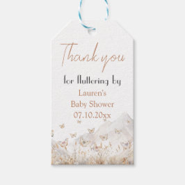 Butterfly Mountains Girl Baby Dusche Danke Geschenkanhänger