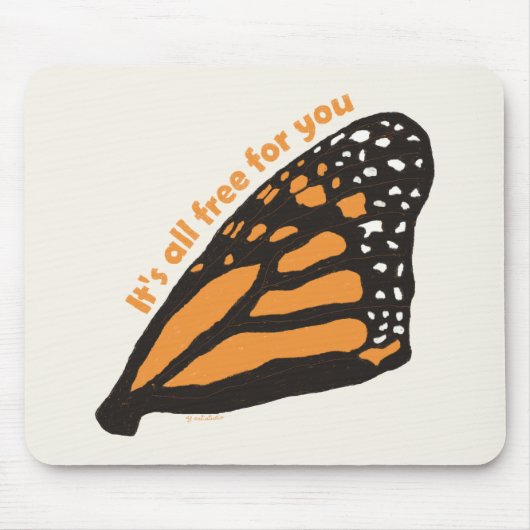 Butterfly Mousepad (Vorne)