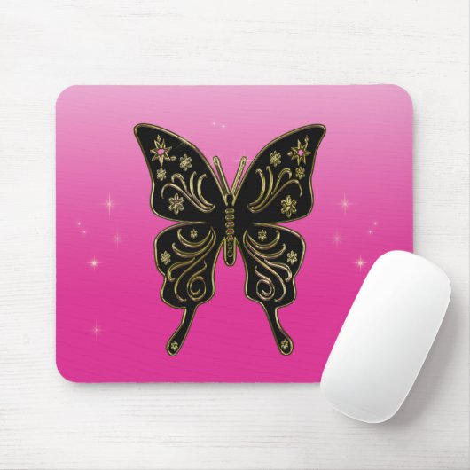 Butterfly Mousepad (Mit Mouse)