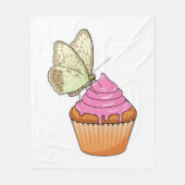 Butterfly Muffin Fleecedecke (Vorderseite)
