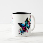 Butterfly mug zweifarbige tasse (VorderseiteRechts)